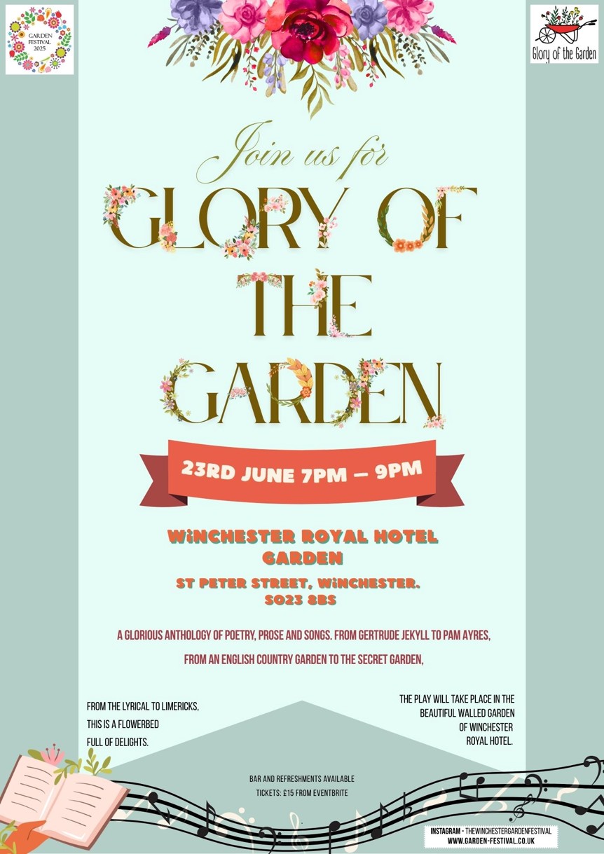 ‘Glory of the Garden’ outdoor theatre poster