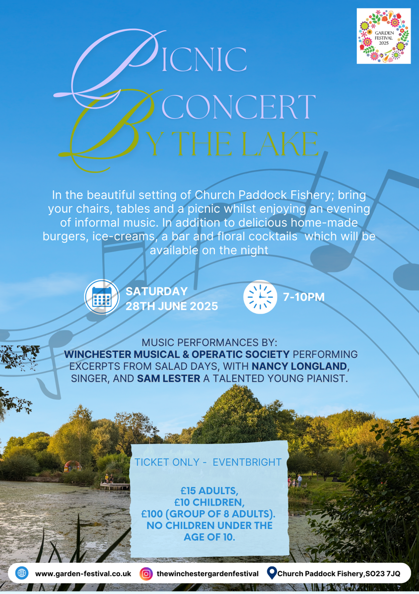 Picnic Concert by the Lake poster